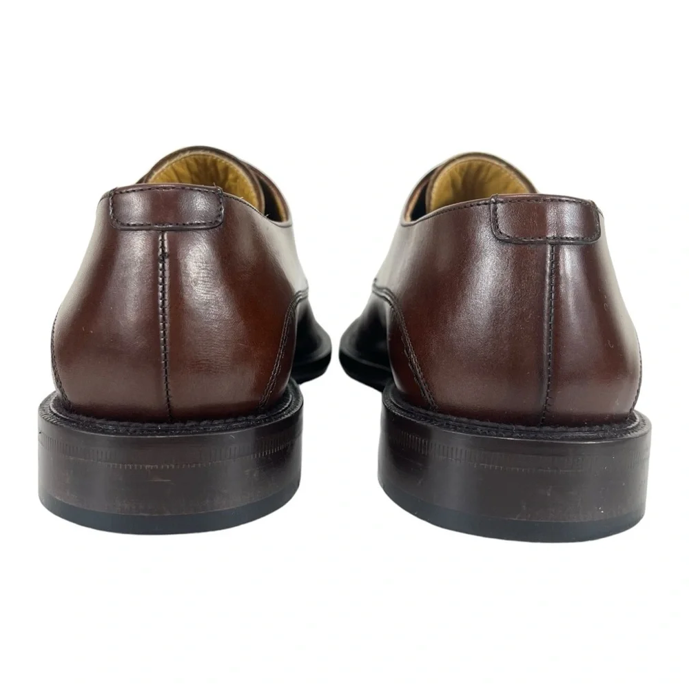 Mezlan Men 8M Torello Brown‎ Leather Square Toe Oxford Dress Shoes Spain